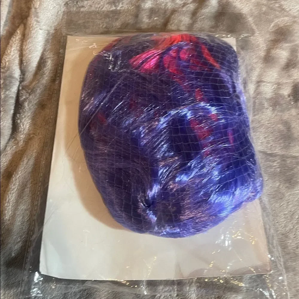 Purple Long Hair Wig NEW